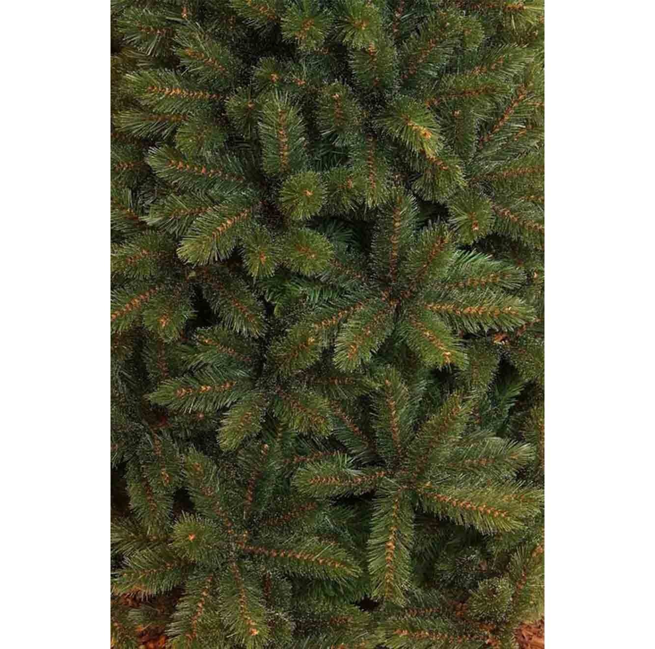 Forest Frosted Slim kunstkerstboom | groen met bevroren details | 215cm