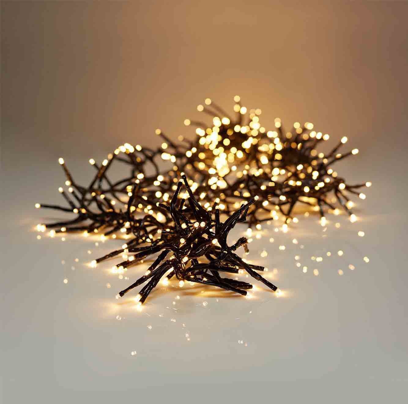 riem Transparant Annoteren Kerstverlichting cluster koppelbaar 768 LED extra warm wit - Budget  Kerstbomen
