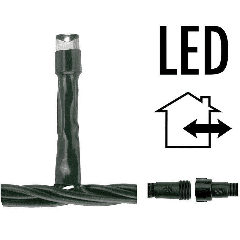 IJspegelverlichting koppelbaar | 160 LED lampjes | extra warm wit | 3 meter