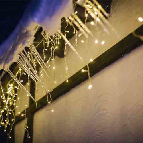 IJspegelverlichting koppelbaar | 160 LED lampjes | extra warm wit | 3 meter