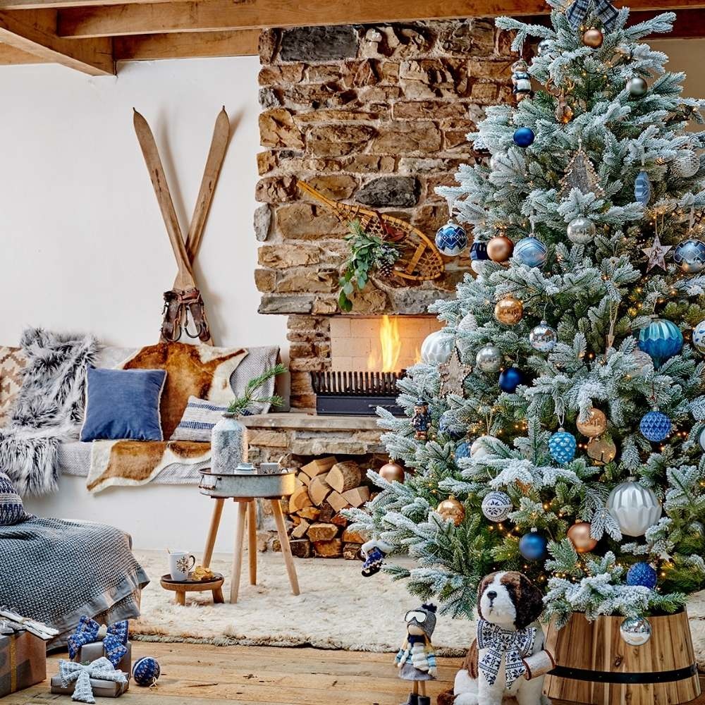 Kerstballen mixbox 33-delig | kunststof/onbreekbaar | zwart | diverse maten