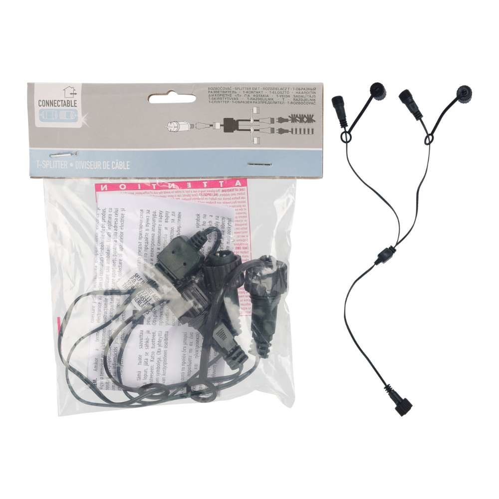 T-splitter koppelbare kerstverlichting