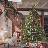 Kerstballen set 12-delig | saliegroen | kunststof/onbreekbaar | 6cm