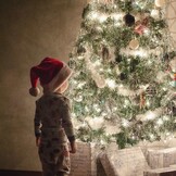 Kerstballen set 30-delig | kunststof/onbreekbaar | wolwit | diverse maten