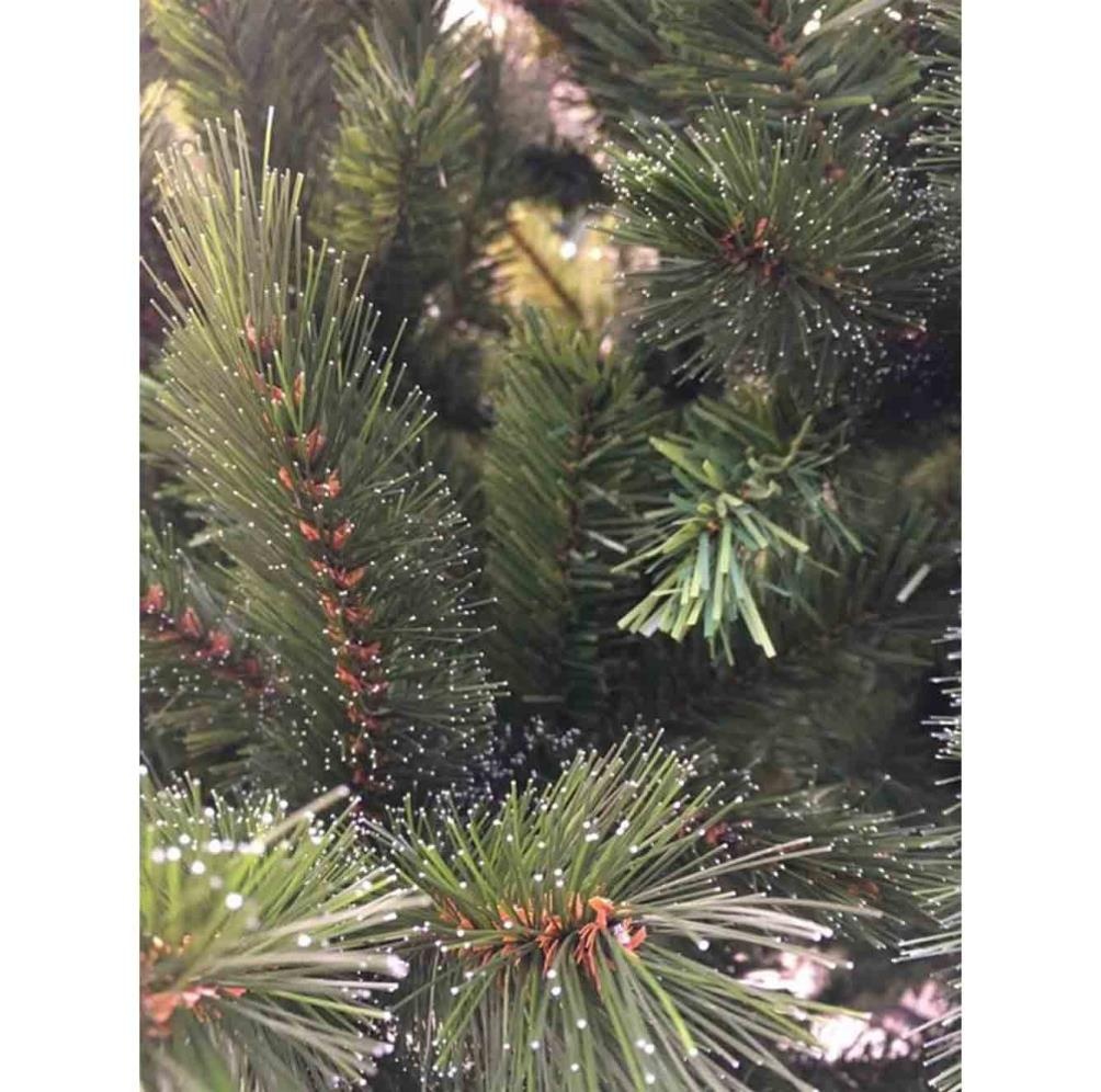 Forest Frosted Slim kunstkerstboom 185xø102cm | groen met bevroren details