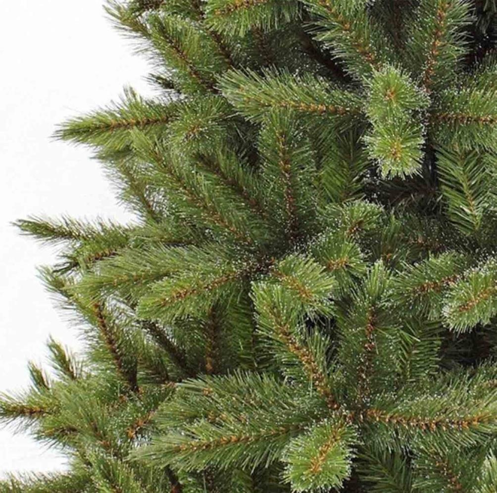 Forest Frosted Slim kunstkerstboom 185xø102cm | groen met bevroren details