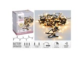 Kerstverlichting op batterijen | 96 LED lampjes | warm wit | 7 meter