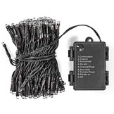 Kerstverlichting op batterijen | 96 LED lampjes | warm wit | 7 meter