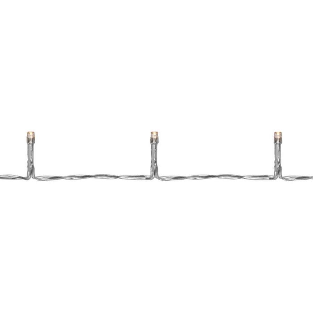Kerstverlichting transparant snoer | 180 LED lampjes | warm wit | 13,5 meter