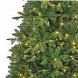 Brampton kunstkerstboom 215xø125cm | groen met 240 LED lampjes