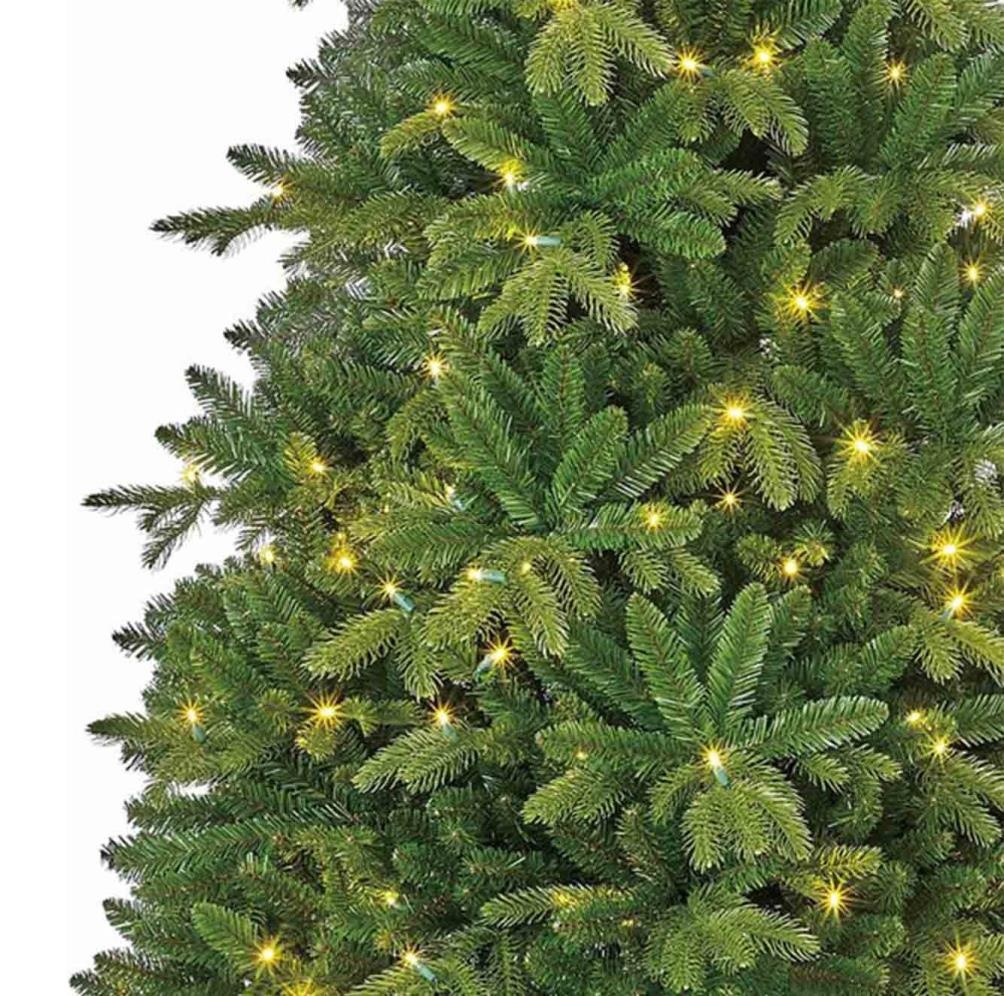 Brampton kunstkerstboom 215xø125cm | groen met 240 LED lampjes