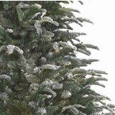 Frosted Stelton kunstkerstboom 155xø112cm | groen met sneeuw details