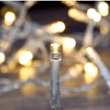 Kerstverlichting transparant snoer | 240 LED lampjes | warm wit | 18 meter