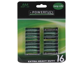 Batterijen AAA 16 stuks Long Life