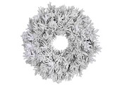 Dinsmore kerstkrans | wit/met sneeuw | 45cm