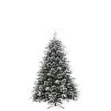 Frosted Stelton kunstkerstboom 155xø112cm | groen met sneeuw details