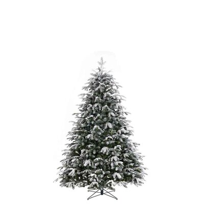 Frosted Stelton kunstkerstboom 155xø112cm | groen met sneeuw details