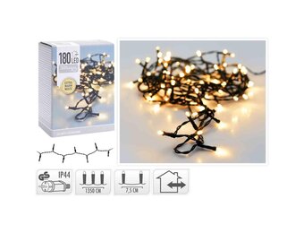 Kerstverlichting | 180 LED lampjes | extra warm wit | 13,5 meter