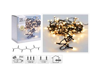 Kerstverlichting | 320 LED lampjes | extra warm wit | 24 meter