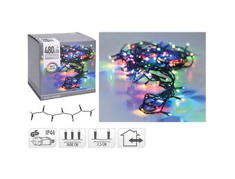 Kerstverlichting | 480 LED lampjes | multicolor | 33 meter