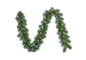 Norton Frosted kerstguirlande | groen met sneeuw details | 180cm