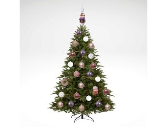 Kerstversiering pakket | Festive Ballroom | roze/kristal lila/winterwit