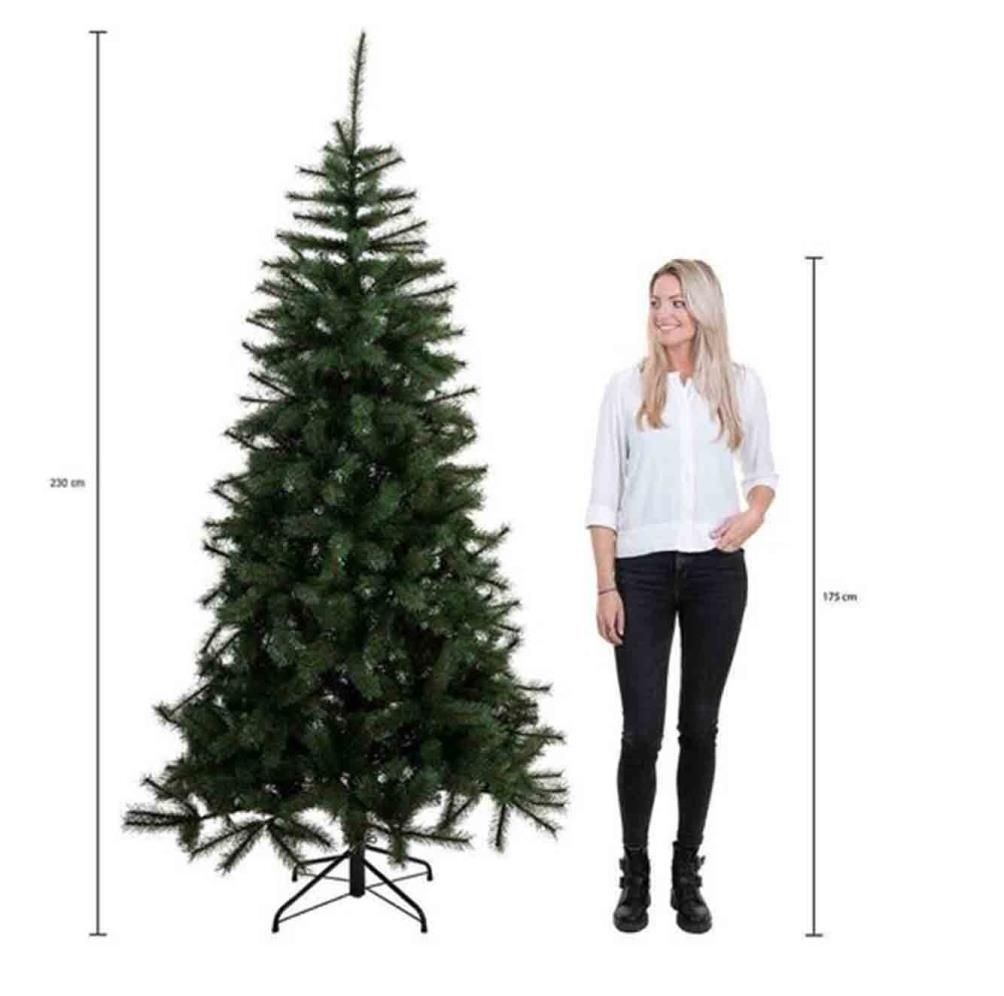 Clive kunstkerstboom | groen met LED lampjes | 230cm