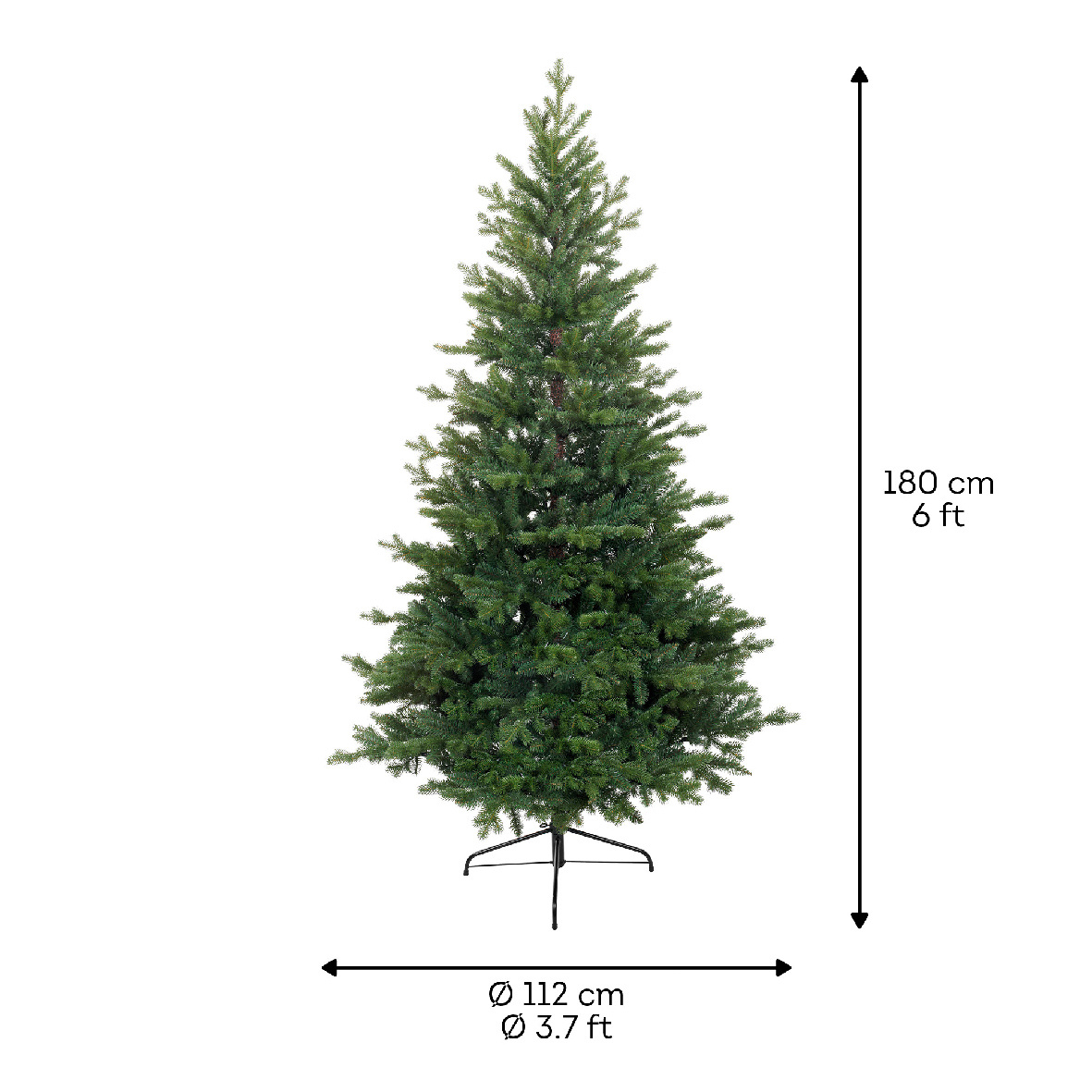 Allison Pine kunstkerstboom | groen | 180cm