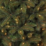 Forest Frosted kunstkerstboom 215xø117cm | groen met bevroren details & 256 LED lampjes