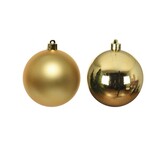 Kerstballen set 16-delig | licht goud | kunststof/onbreekbaar | 4cm