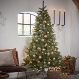 Toronto kunstkerstboom 215xø132cm | groen met 240 LED lampjes