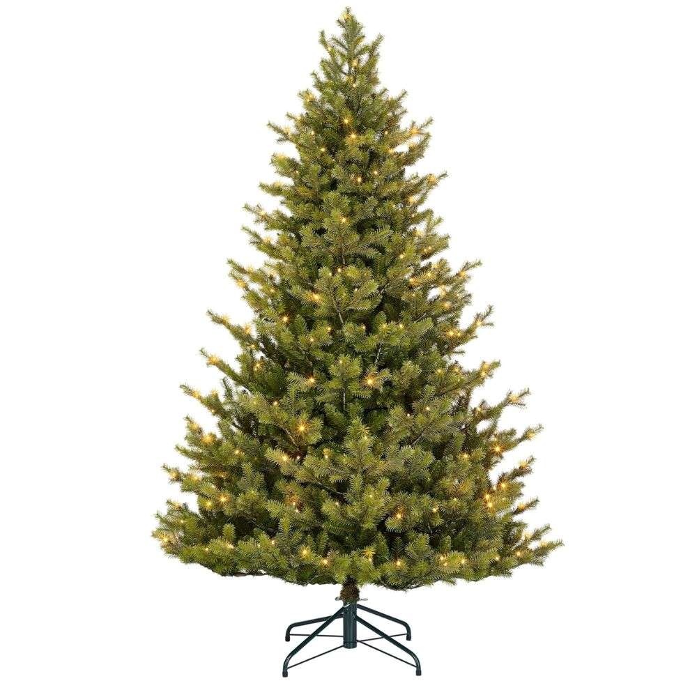 Clive kunstkerstboom | groen met LED lampjes | 230cm