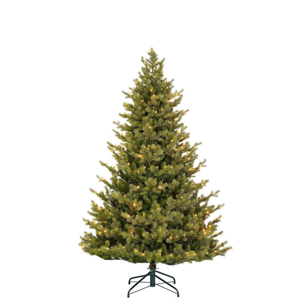 Clive kunstkerstboom 215xø142cm | groen met 280 LED lampjes