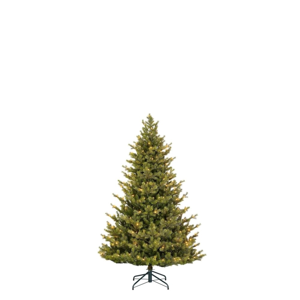Clive kunstkerstboom | groen met LED lampjes | 155cm