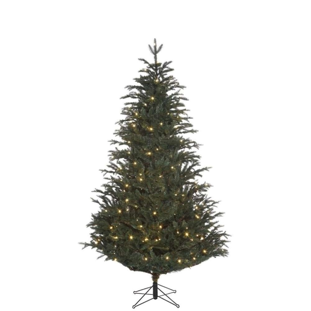 Frasier kunstkerstboom 215xø145cm | groen met 408 LED lampjes