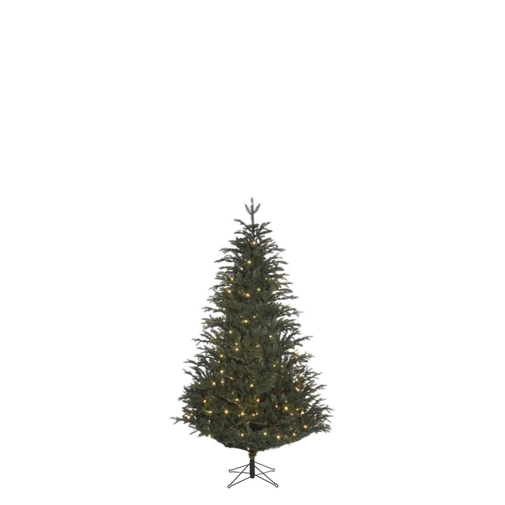 Frasier kunstkerstboom 120xø94cm | groen met 168 LED lampjes