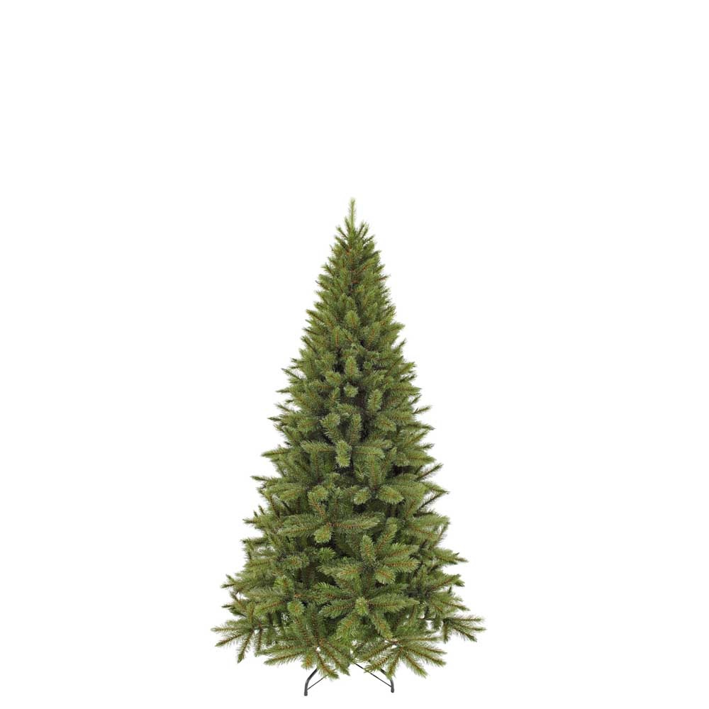 Forest Frosted Slim kunstkerstboom 155xø86cm | groen met bevroren details