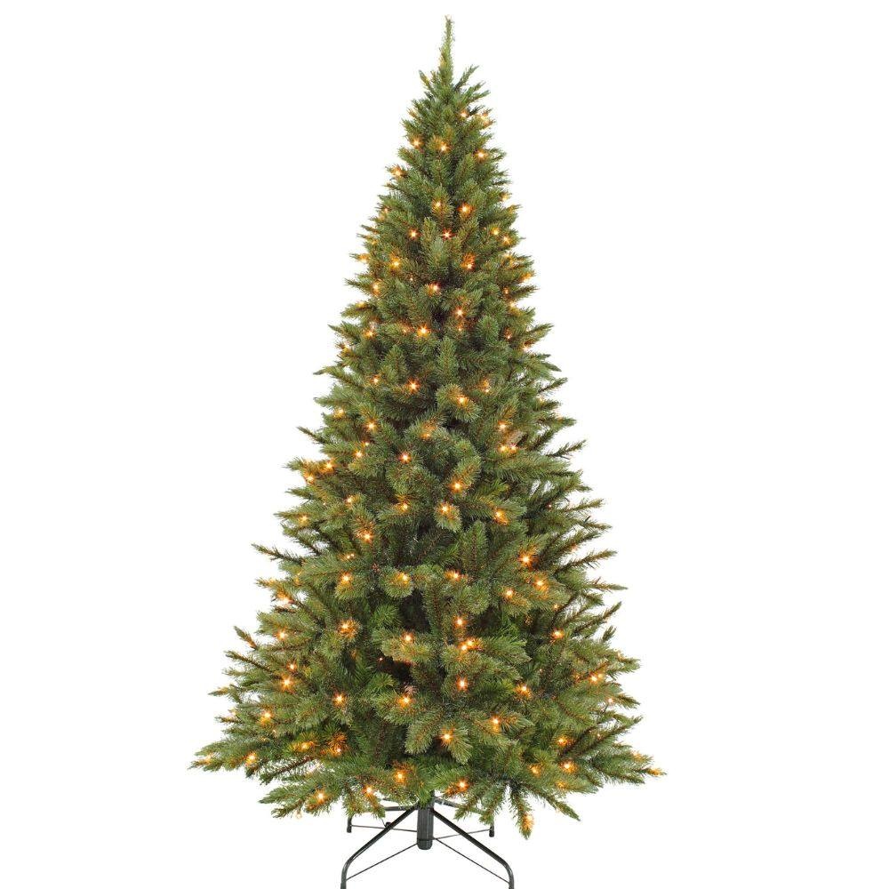 Forest Frosted kunstkerstboom | groen/bevoren details en LED lampjes | 260cm