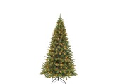 Forest Frosted kunstkerstboom 230xø130cm | groen met bevroren details & 304 LED lampjes