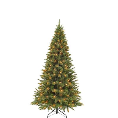 Forest Frosted kunstkerstboom 230xø130cm | groen met bevroren details & 304 LED lampjes