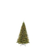 Forest Frosted kunstkerstboom 155xø86cm | groen met bevroren details & 120 LED lampjes