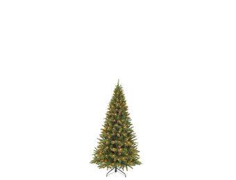 Forest Frosted kunstkerstboom 155xø86cm | groen met bevroren details & 120 LED lampjes