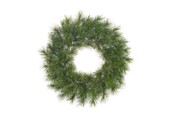 Glendon kerstkrans | groen met bevroren details | 45cm