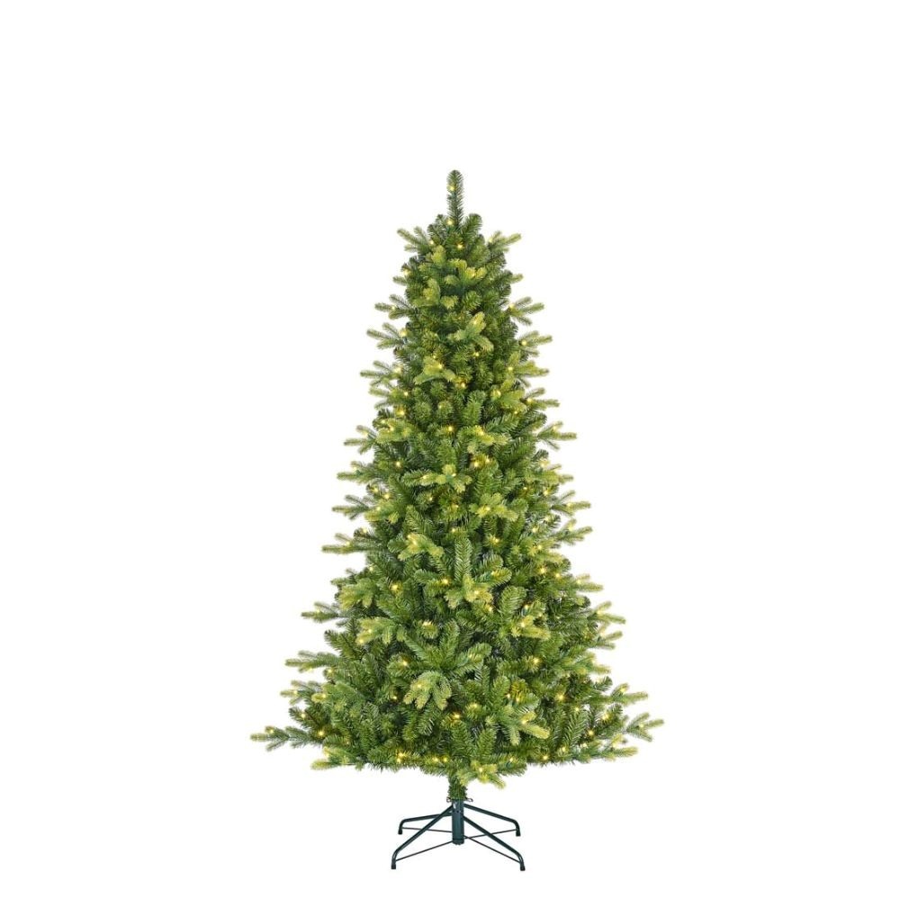 Dayton kunstkerstboom 185xø112cm | groen met 200 LED lampjes