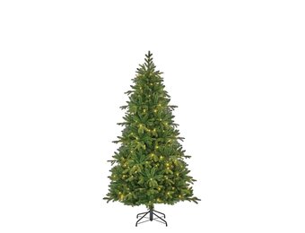 Brampton kunstkerstboom 185xø114cm | groen met 180 LED lampjes