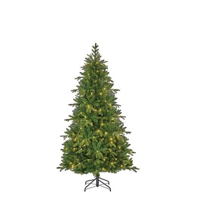 Brampton kunstkerstboom 185xø114cm | groen met 180 LED lampjes