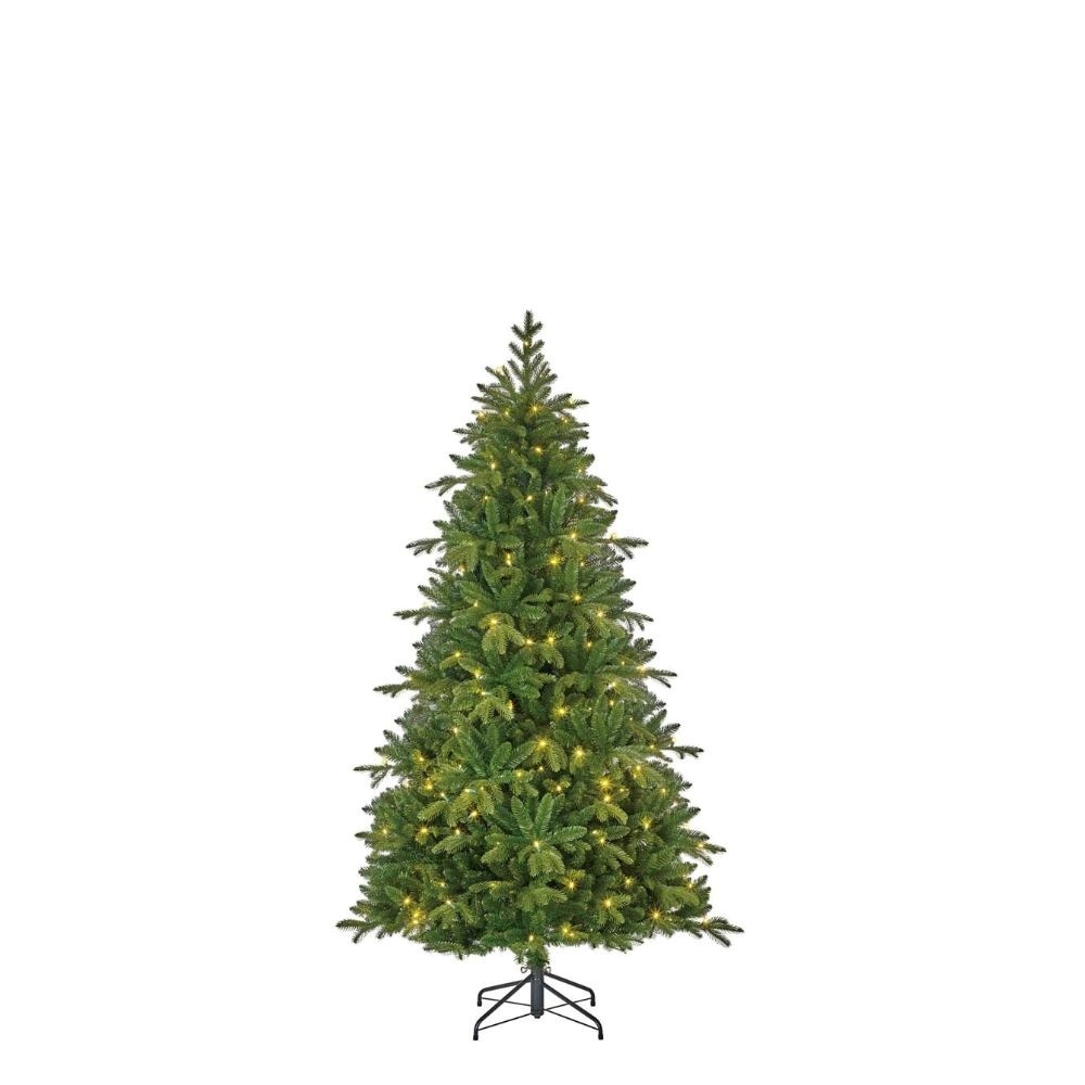 Brampton kunstkerstboom 155xø102cm | groen met 120 LED lampjes