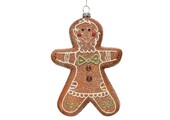 Kersthanger koekemannetje/gingerbread | onbreekbaar | 16cm