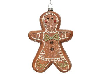 Kersthanger koekemannetje/gingerbread | onbreekbaar | 16cm