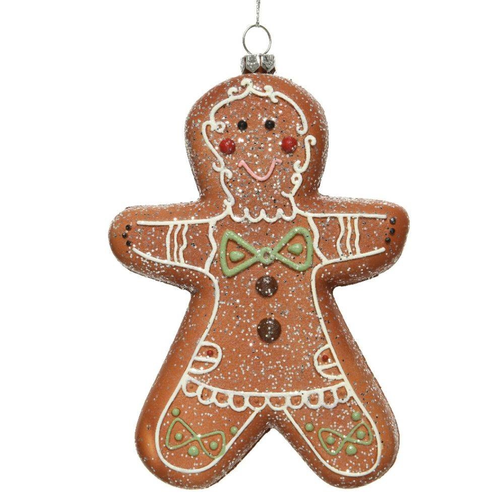 Kersthanger koekemannetje/gingerbread | onbreekbaar | 16cm